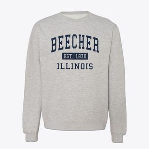 Beecher Illinois Classic Established Crewneck Sweatshirt