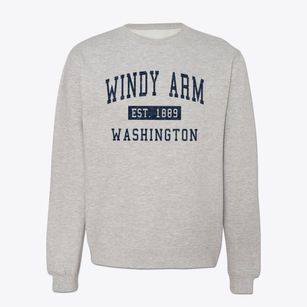 Windy Arm Washington Classic Established Crewneck Sweatshirt