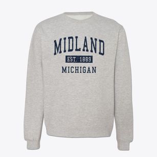Midland Michigan Classic Established Crewneck Sweatshirt