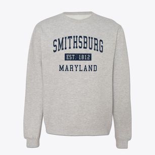Smithsburg Maryland Classic Established Crewneck Sweatshirt
