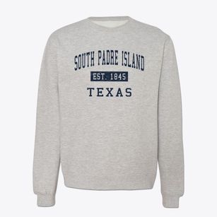 South Padre Island Texas Classic Established Crewneck Sweatshirt