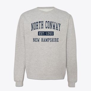 North Conway New Hampshire Classic Established Crewneck Sweatshirt