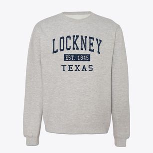 Lockney Texas Classic Established Crewneck Sweatshirt