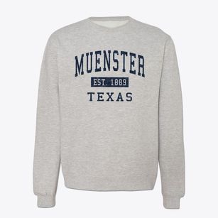 Muenster Texas Classic Established Crewneck Sweatshirt