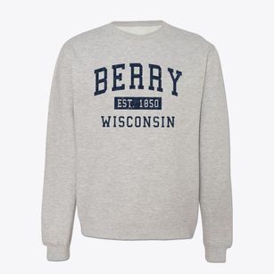 Berry Wisconsin Classic Established Crewneck Sweatshirt