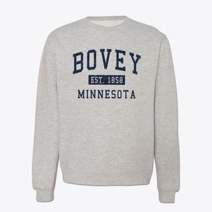 Bovey Minnesota Classic Established Crewneck Sweatshirt