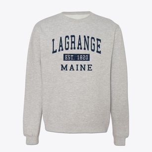 Lagrange Maine Classic Established Crewneck Sweatshirt