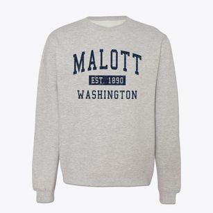 Malott Washington Classic Established Crewneck Sweatshirt