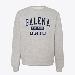 Galena Ohio Classic Established Crewneck Sweatshirt
