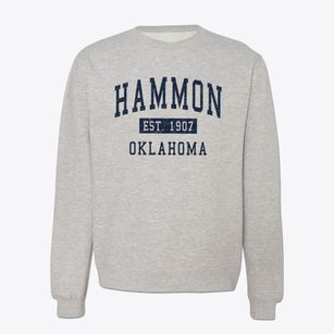 Hammon Oklahoma Classic Established Crewneck Sweatshirt