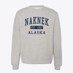 Naknek Alaska Classic Established Crewneck Sweatshirt
