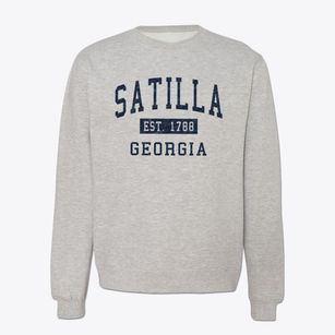 Satilla Georgia Classic Established Crewneck Sweatshirt