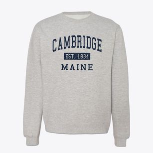 Cambridge Maine Classic Established Crewneck Sweatshirt