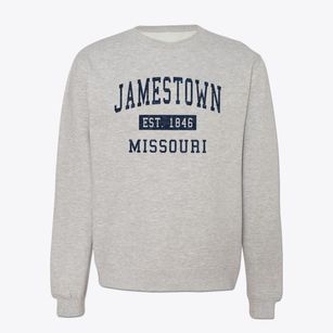 Jamestown Missouri Classic Established Crewneck Sweatshirt
