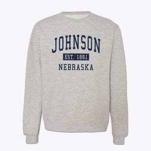 Johnson Nebraska Classic Established Crewneck Sweatshirt
