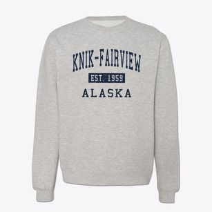 Knik-fairview Alaska Classic Established Crewneck Sweatshirt