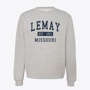 Lemay Missouri Classic Established Crewneck Sweatshirt