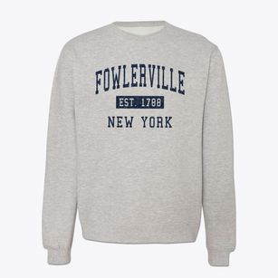 Fowlerville New York Classic Established Crewneck Sweatshirt