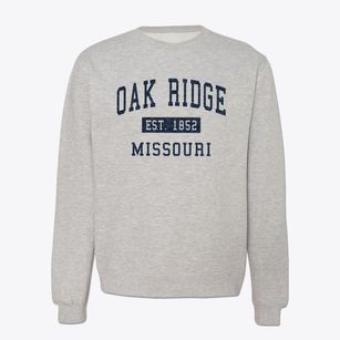Oak Ridge Missouri Classic Established Crewneck Sweatshirt