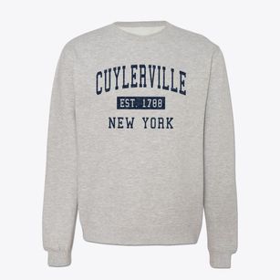 Cuylerville New York Classic Established Crewneck Sweatshirt