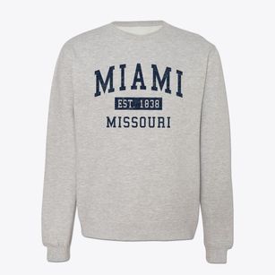 Miami Missouri Classic Established Crewneck Sweatshirt