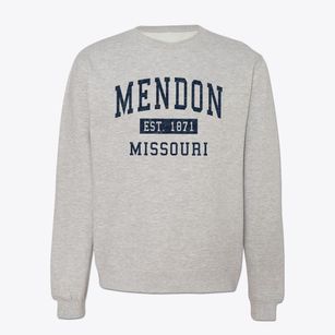 Mendon Missouri Classic Established Crewneck Sweatshirt