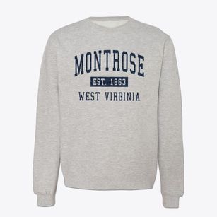 Montrose West Virginia Classic Established Crewneck Sweatshirt