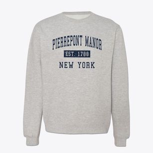 Pierrepont Manor New York Classic Established Crewneck Sweatshirt