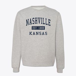 Nashville Kansas Classic Established Crewneck Sweatshirt