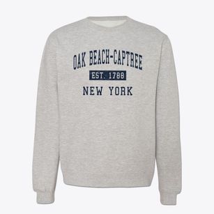 Oak Beach-captree New York Classic Established Crewneck Sweatshirt