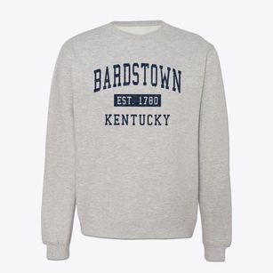 Bardstown Kentucky Classic Established Crewneck Sweatshirt