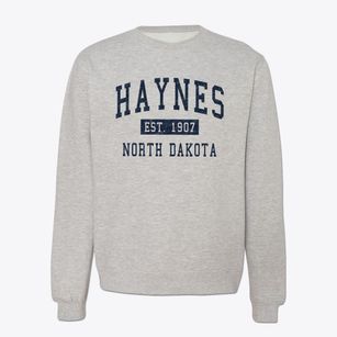 Haynes North Dakota Classic Established Crewneck Sweatshirt