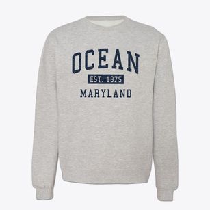 Ocean Maryland Classic Established Crewneck Sweatshirt