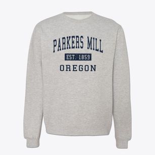 Parkers Mill Oregon Classic Established Crewneck Sweatshirt