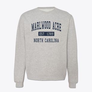 Marlwood Acre North Carolina Classic Established Crewneck Sweatshirt