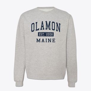Olamon Maine Classic Established Crewneck Sweatshirt