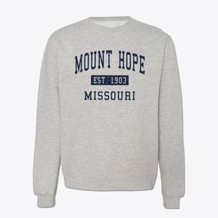 Mount Hope Missouri Classic Established Crewneck Sweatshirt