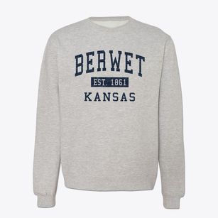 Berwet Kansas Classic Established Crewneck Sweatshirt