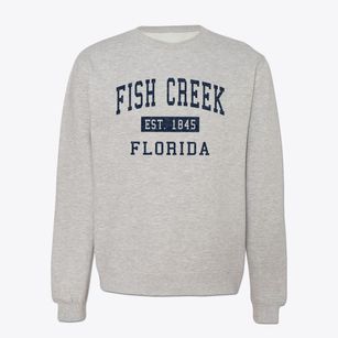 Fish Creek Florida Classic Established Crewneck Sweatshirt