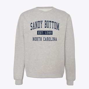 Sandy Bottom North Carolina Classic Established Crewneck Sweatshirt