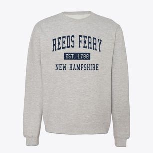 Reeds Ferry New Hampshire Classic Established Crewneck Sweatshirt