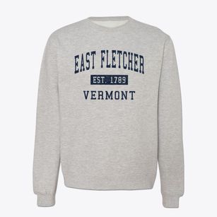 East Fletcher Vermont Classic Established Crewneck Sweatshirt