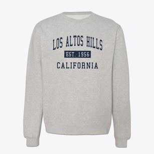 Los Altos Hills California Classic Established Crewneck Sweatshirt
