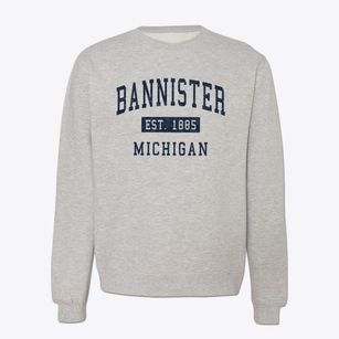 Bannister Michigan Classic Established Crewneck Sweatshirt