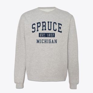 Spruce Michigan Classic Established Crewneck Sweatshirt