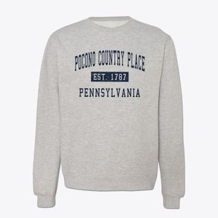 Pocono Country Place Pennsylvania Classic Established Crewneck Sweatshirt