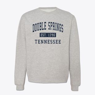 Double Springs Tennessee Classic Established Crewneck Sweatshirt