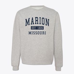 Marion Missouri Classic Established Crewneck Sweatshirt