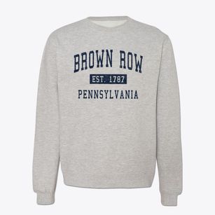 Brown Row Pennsylvania Classic Established Crewneck Sweatshirt