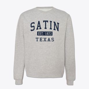 Satin Texas Classic Established Crewneck Sweatshirt